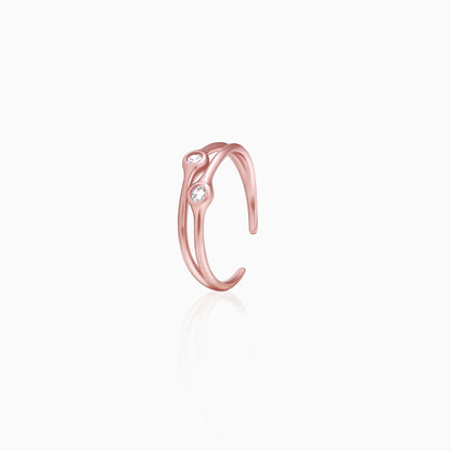 Rose Gold Dual Feat Ring