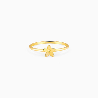 Golden Dendrobium Ring