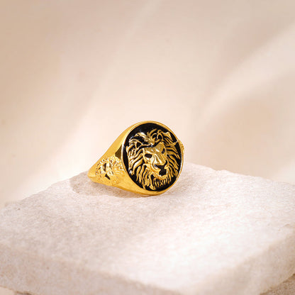 Golden Roar Of Lion Ring For Him
