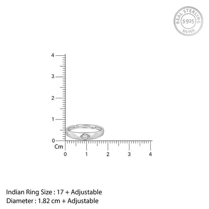 Silver Rugged Ring For Him