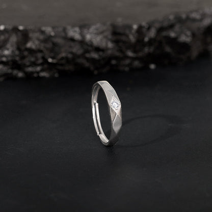 Silver Rugged Ring For Him
