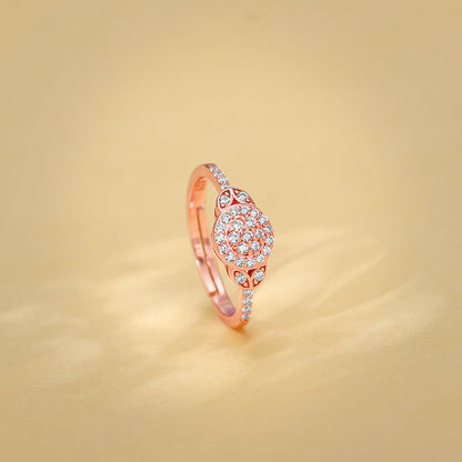 Rose Gold Sparkle-filled Ring