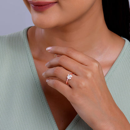Rose Gold Divine Lotus Ring