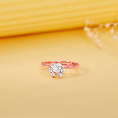 Rose Gold Divine Lotus Ring
