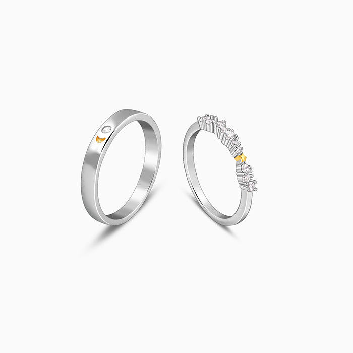 Dual Tone Longing Couple Bands