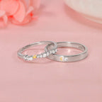 Dual Tone Longing Couple Bands