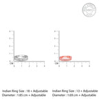 Dual Tone Destined Hearts Couple Bands