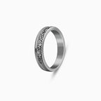 Black Rhodium Bold Ring For Him