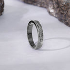 Black Rhodium Bold Ring For Him