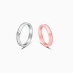 Dual Tone Soulbound Couple Band