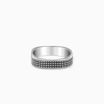 Oxidised Silver Meraki Ring For Him