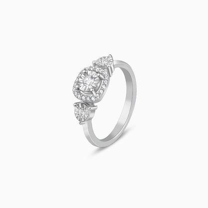 Silver Gracious Look Ring