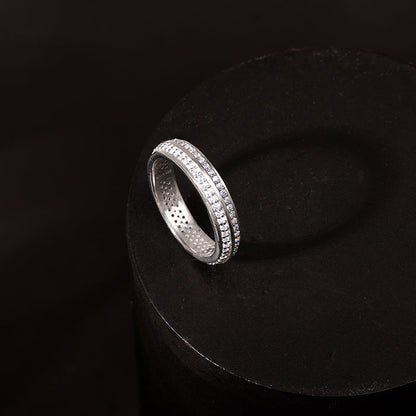 Silver Bold Fate Ring For Him