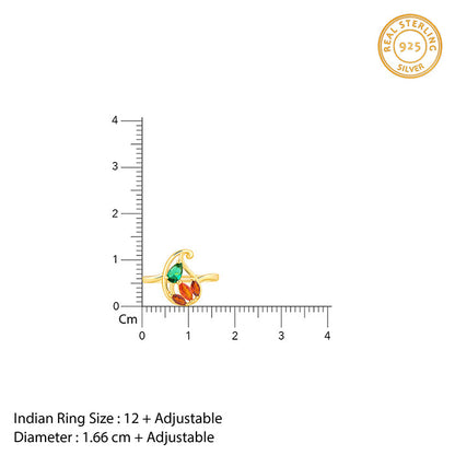 Golden Parvati Ring
