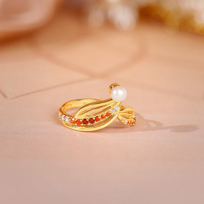Golden Mahadevi Ring