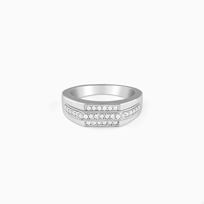 Silver Eternal Path Ring For Him