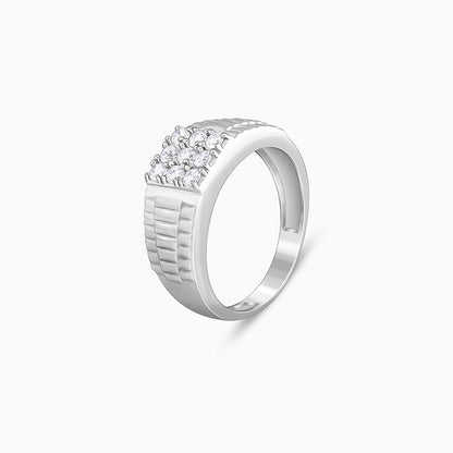 Silver Fuego Ring For Him