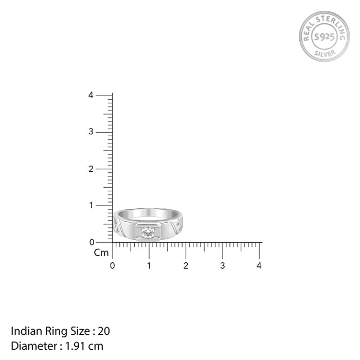 Silver Rockstar Ring For Him