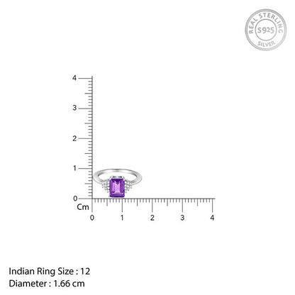 Silver Amethyst Ring