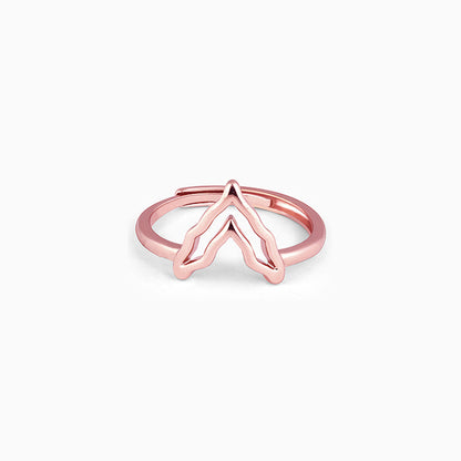 Rose Gold Mountain of Love Ring