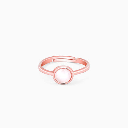 Rose Gold Blush Pink Ring