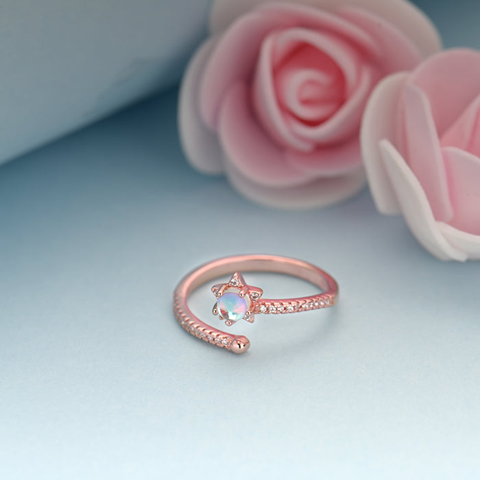 Rose Gold Aquatic Ring