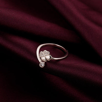Silver Floret Ring