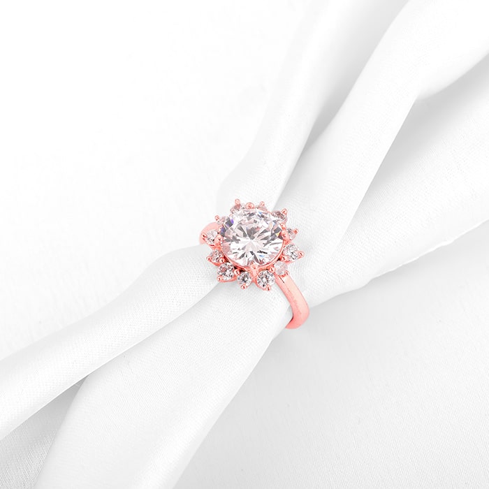 Anushka Sharma Rose Gold Floral Magic Ring