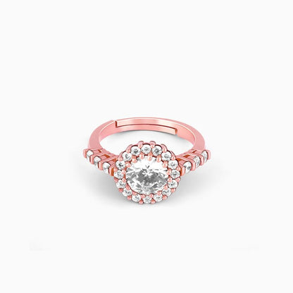 Anushka Sharma Rose Gold Shimmer Ring