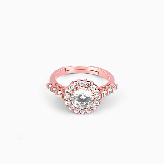 Anushka Sharma Rose Gold Shimmer Ring