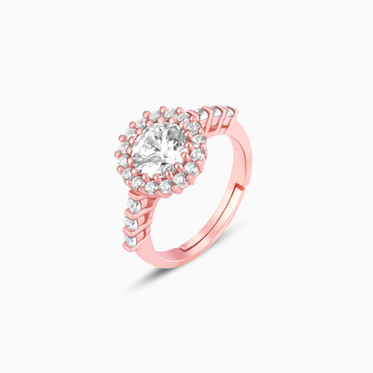 Rose Gold Grace Of Simplicity Stackable Rings