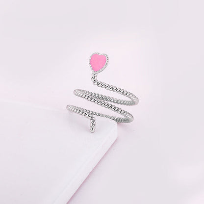 Silver Love is in the Air Ring