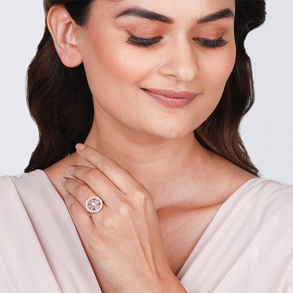Rose Gold Magnificent Cocktail Ring
