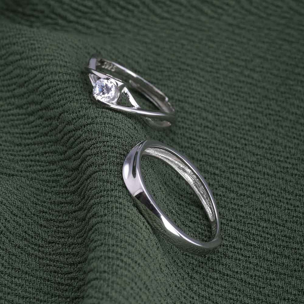 Beyond Infinity Couple Rings- 925 Silver