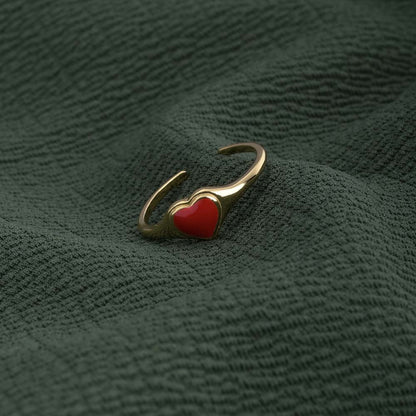 Red Heart Ring