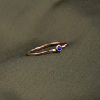 Cute Birthstone Ring | 18k Rose Gold Plated