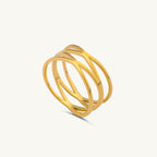 Twist Cross Cage Ring