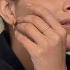 Delicate Stone Studded Band Ring