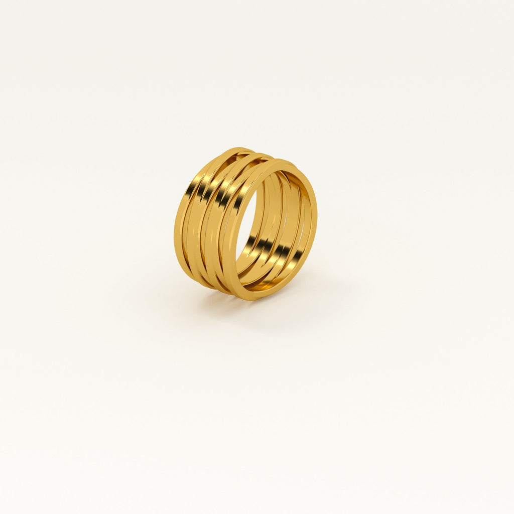 Chunky Interlace Fusion Ring