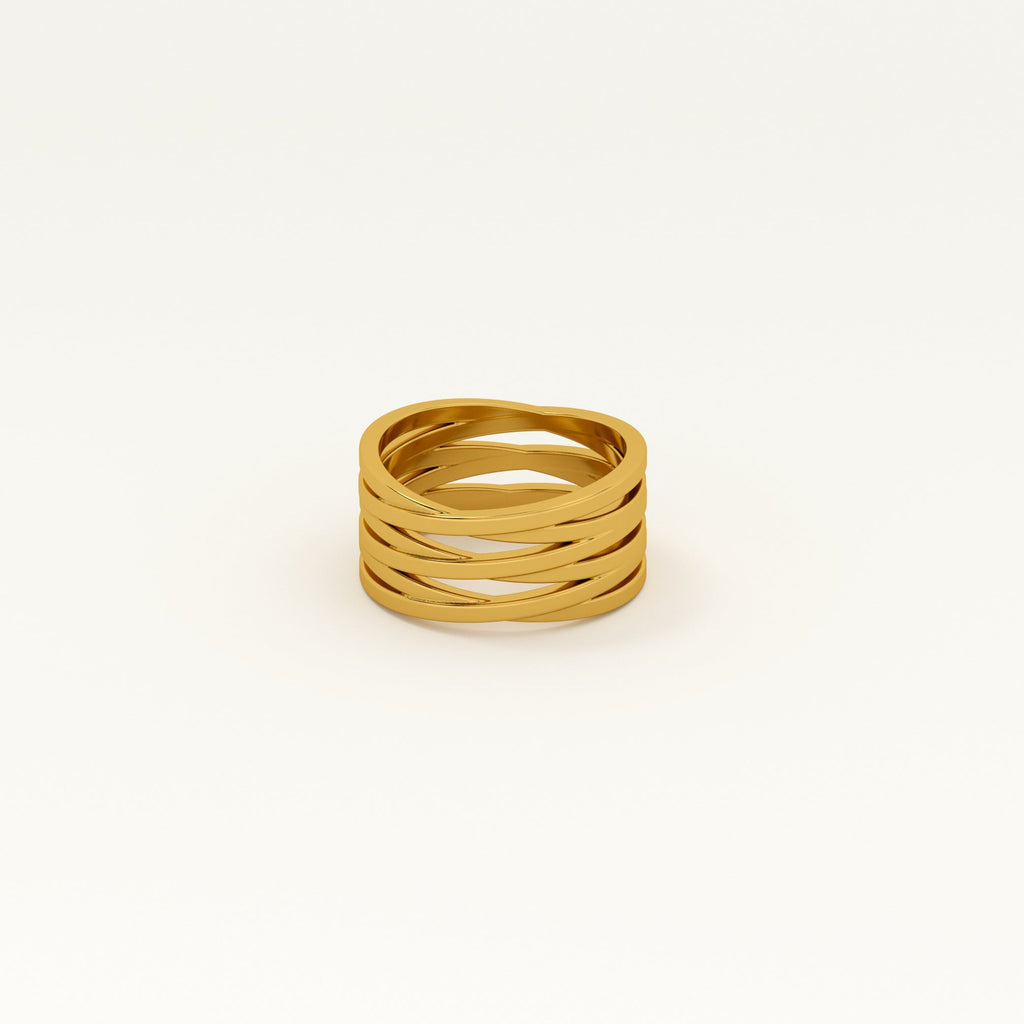 Chunky Interlace Fusion Ring