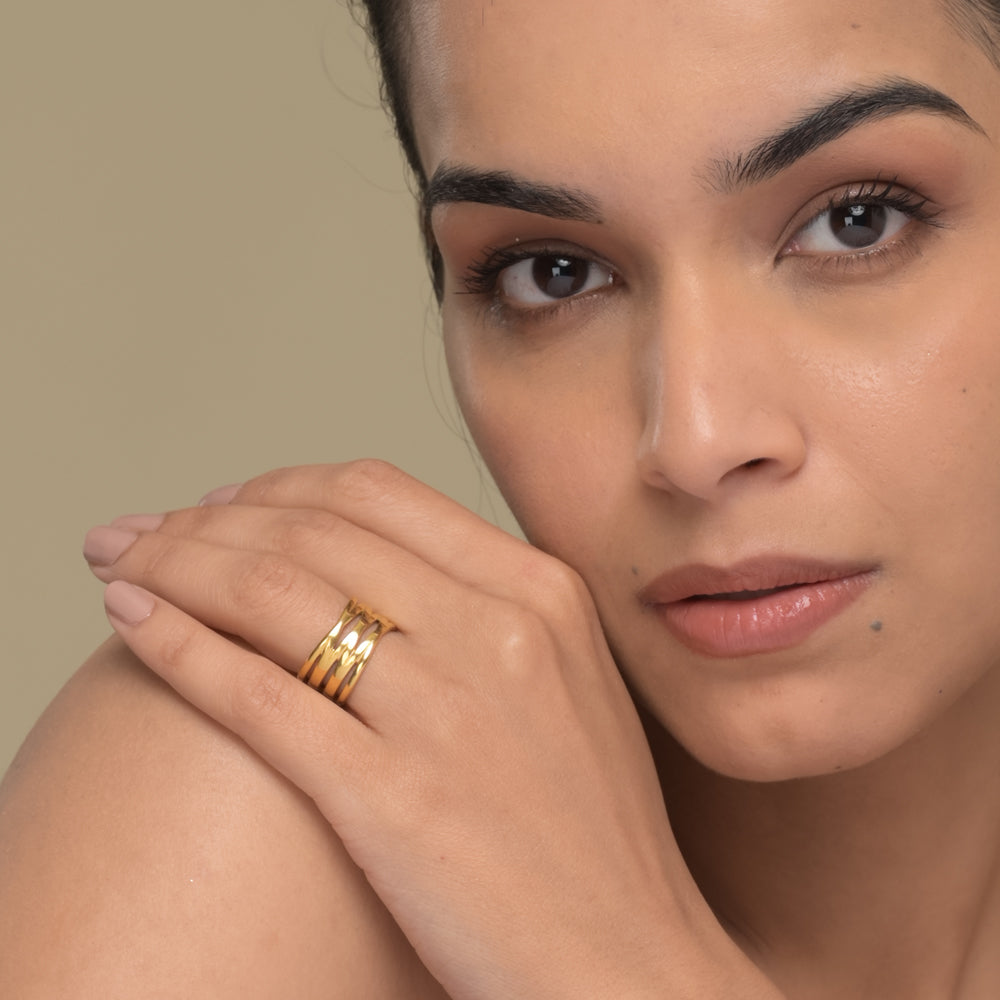 Chunky Interlace Fusion Ring