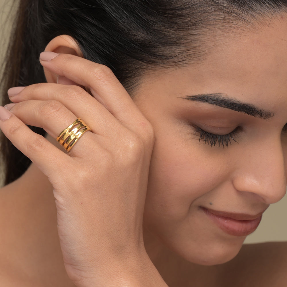 Chunky Interlace Fusion Ring