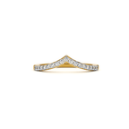 Crown Arc 9KT Gold Lab Grown Diamond Ring