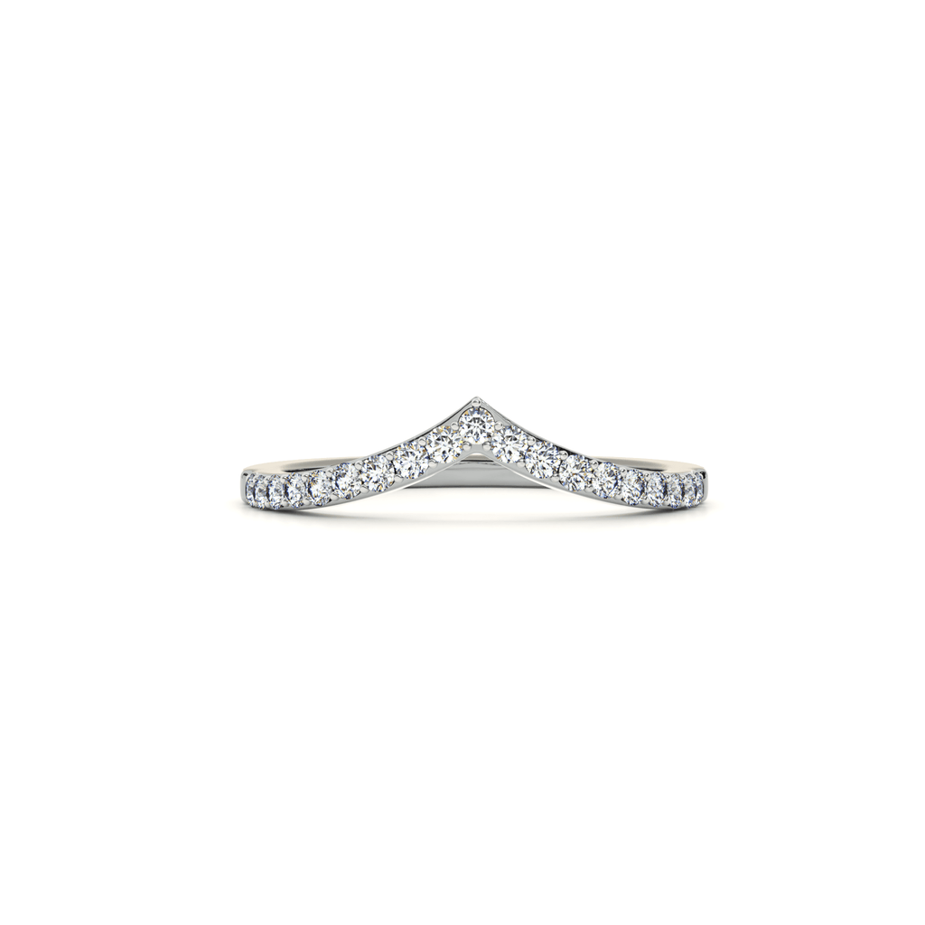 Crown Arc 9KT Gold Lab Grown Diamond Ring
