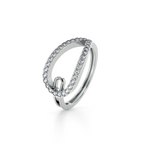 Ecliptic Loop 9KT Gold Lab Grown Diamond Ring