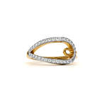 Ecliptic Loop 9KT Gold Lab Grown Diamond Ring