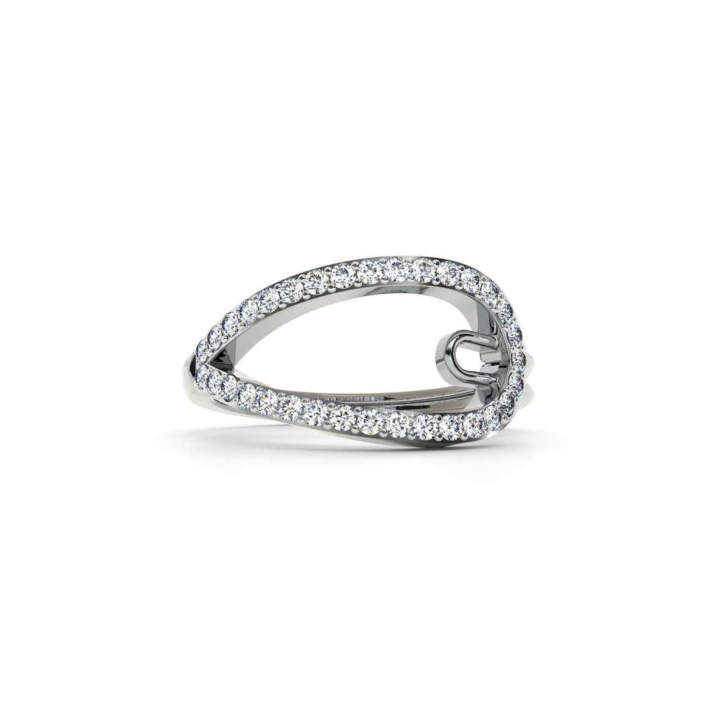 Ecliptic Loop 9KT Gold Lab Grown Diamond Ring