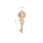 Organic White Petals Dried Flower Wall Decor Set Of 4