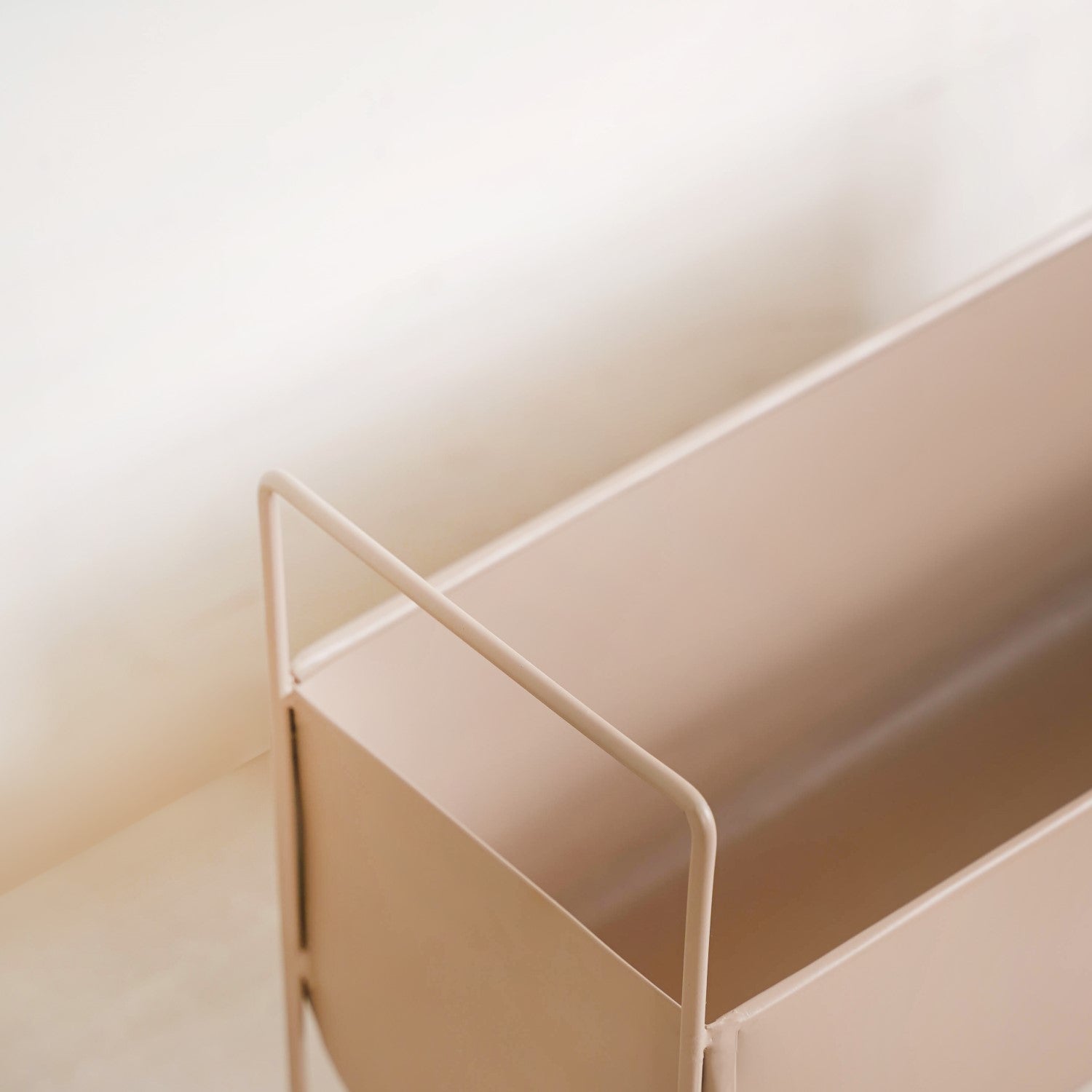 Raised Trough Planter With Handle Beige