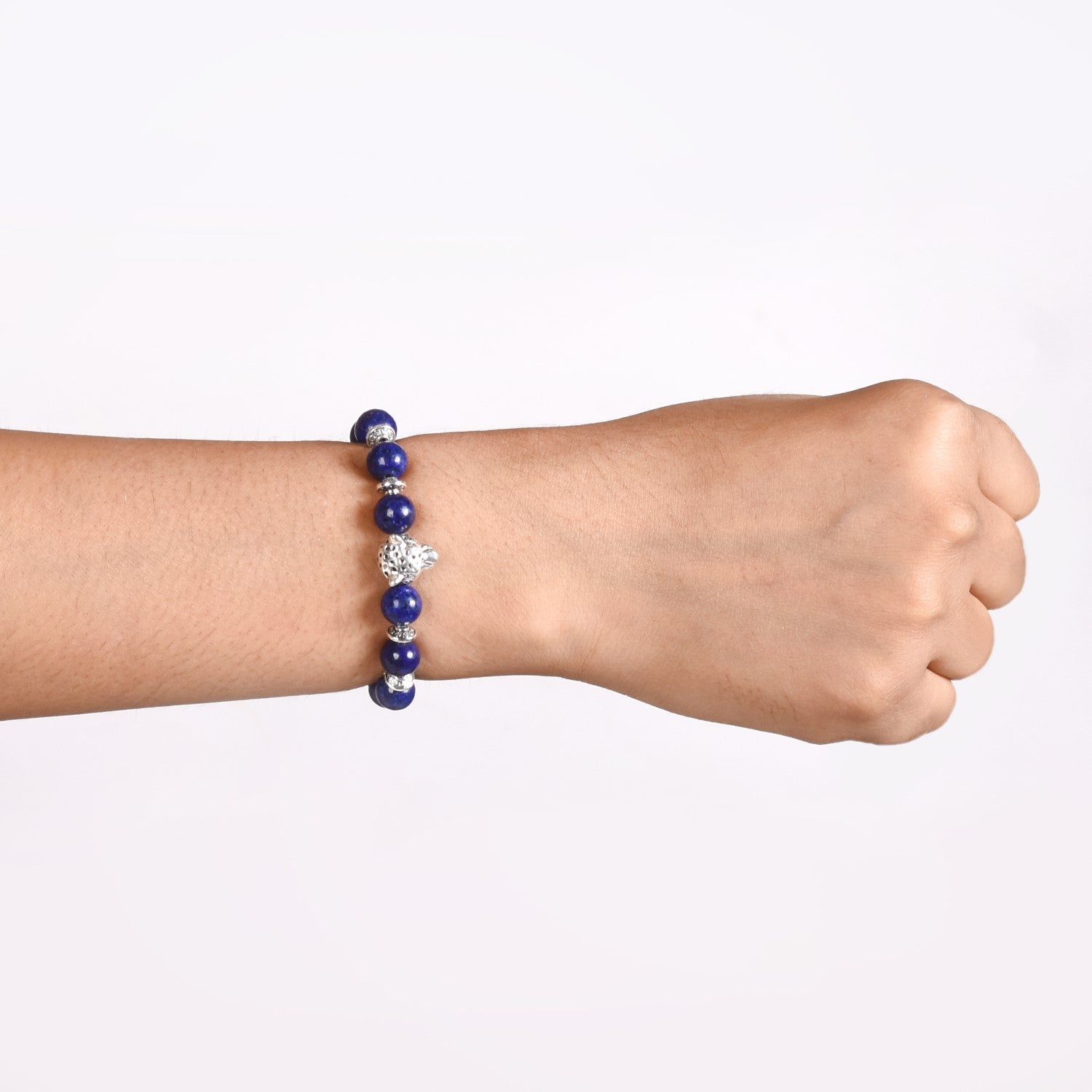 Blue Lapis Stone Cheetah Bracelet